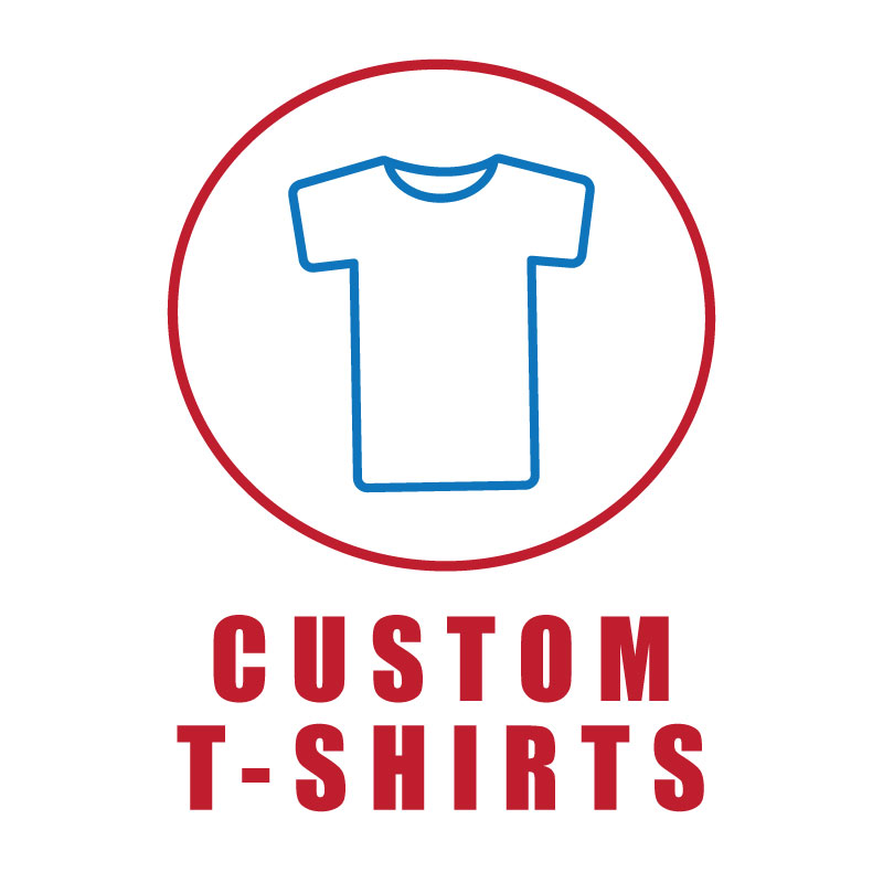 custom t shirts in the mall